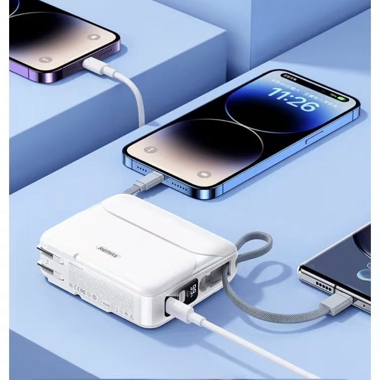 REMAX REVOLUTION 20000mAh Portable Power Bank with Built-in Cable